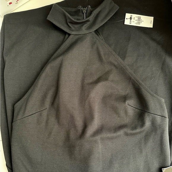 Express NWT black halter dress size 4 - Picture 11 of 12